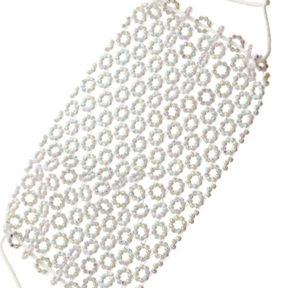 Rhinestone Fashion Face Mask